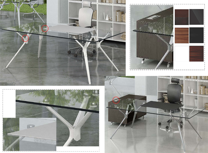 玻璃會(huì)議臺(tái)